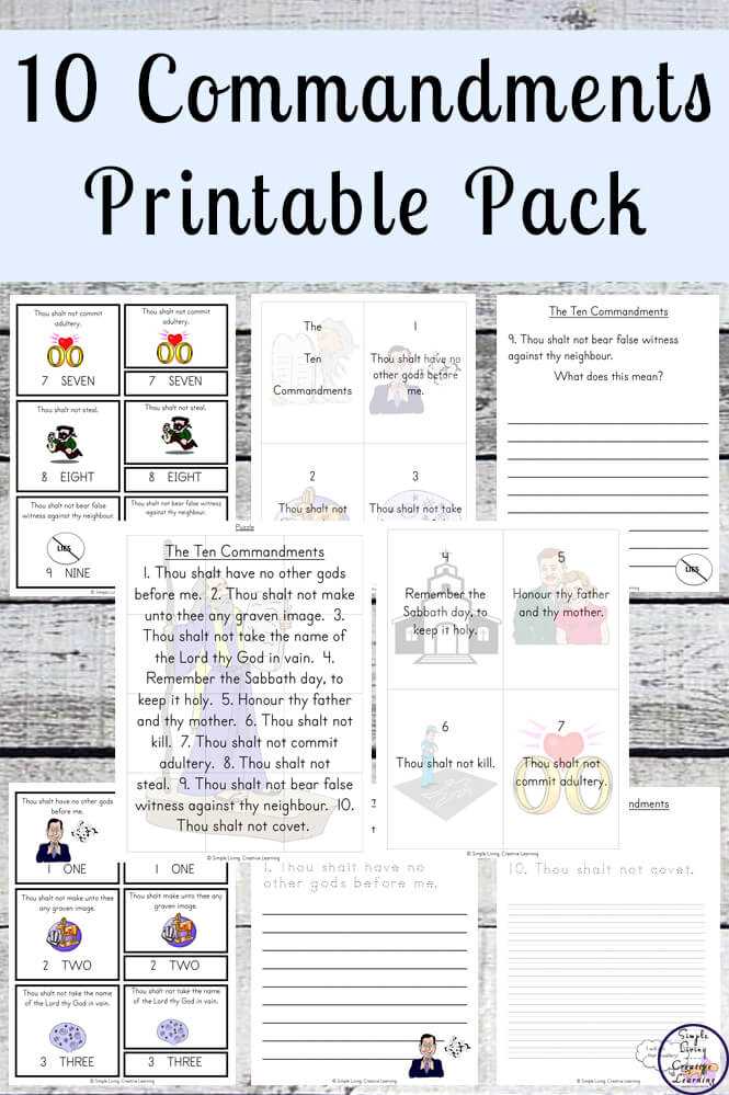 10 commandment printable 10 commandment printable