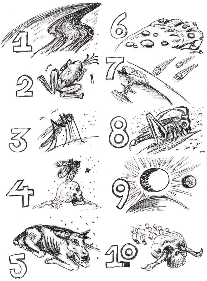 10 plagues of egypt free printables
