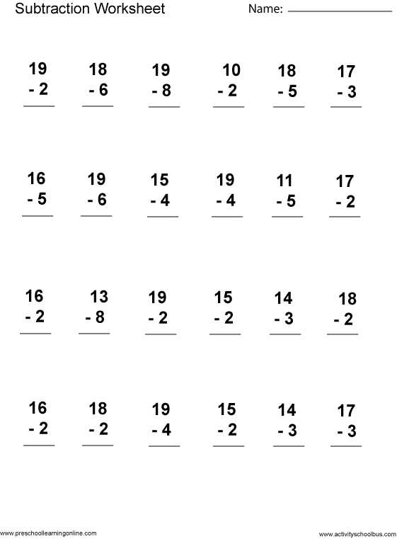 1st grade free printable worksheets