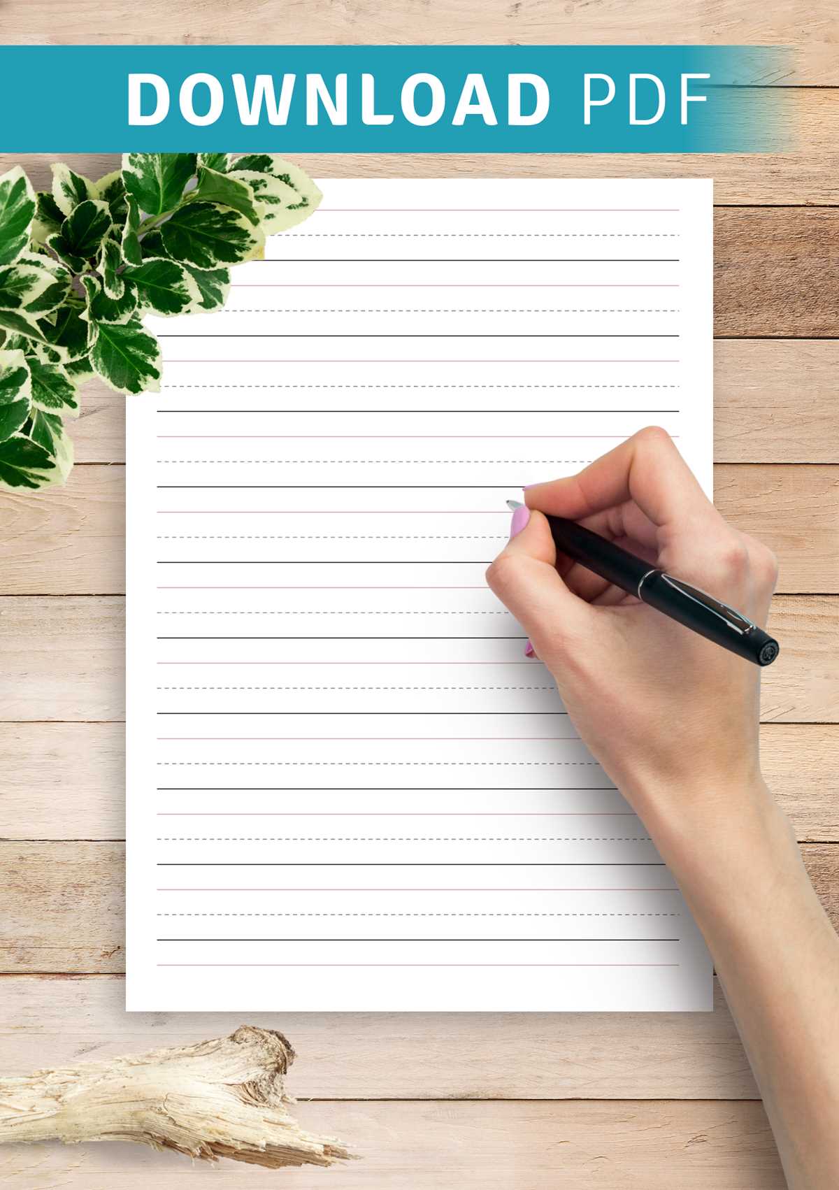 3 lined paper printable