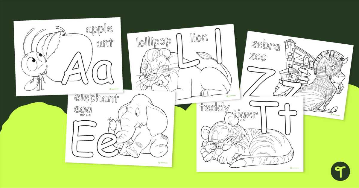 alphabet coloring sheets printable
