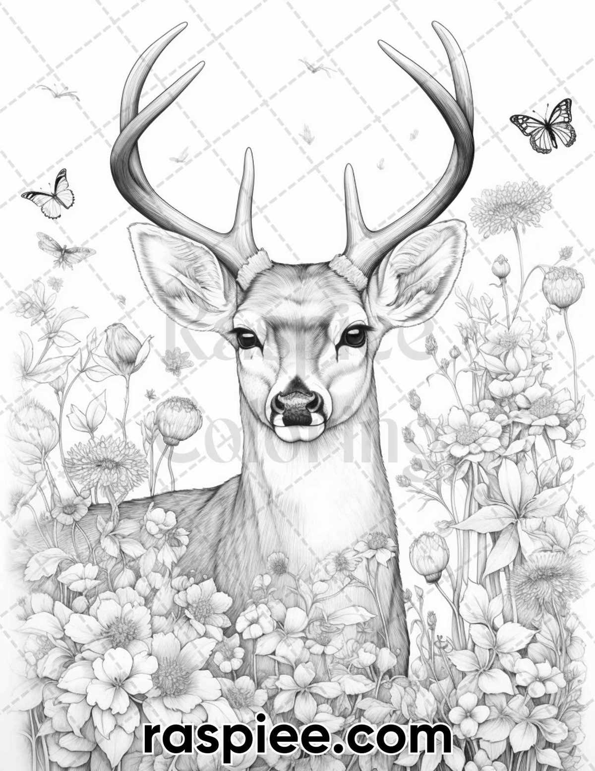 animal coloring pages for adults printable