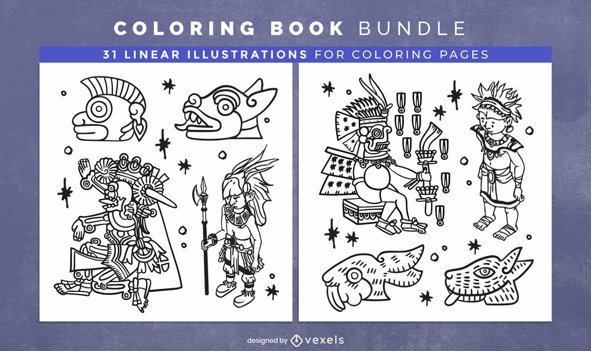 aztec coloring pages printable