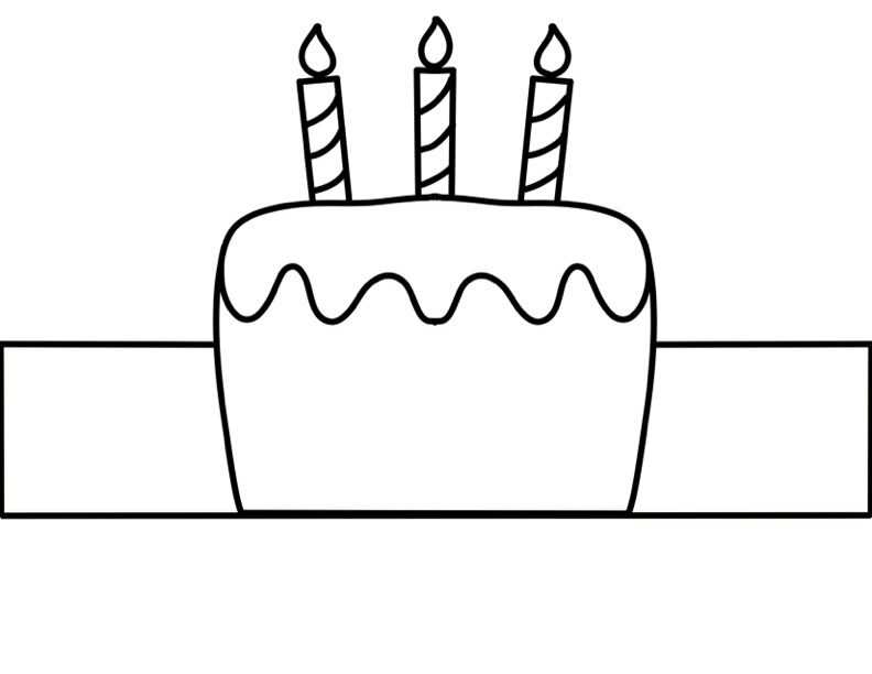 birthday hat template printable