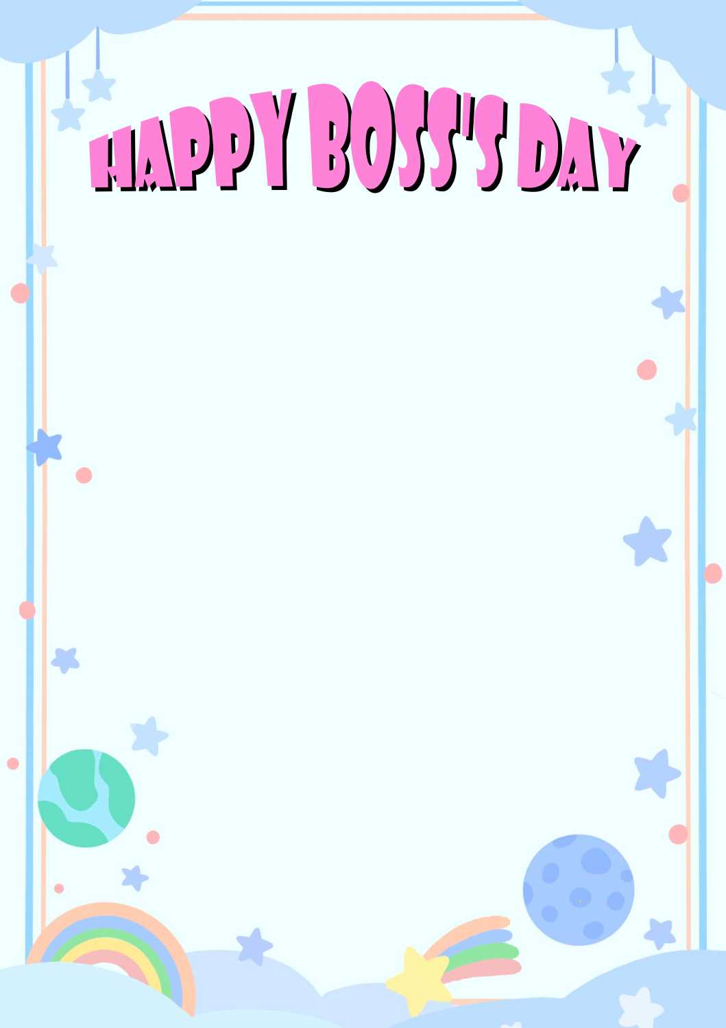 bosss day cards printable