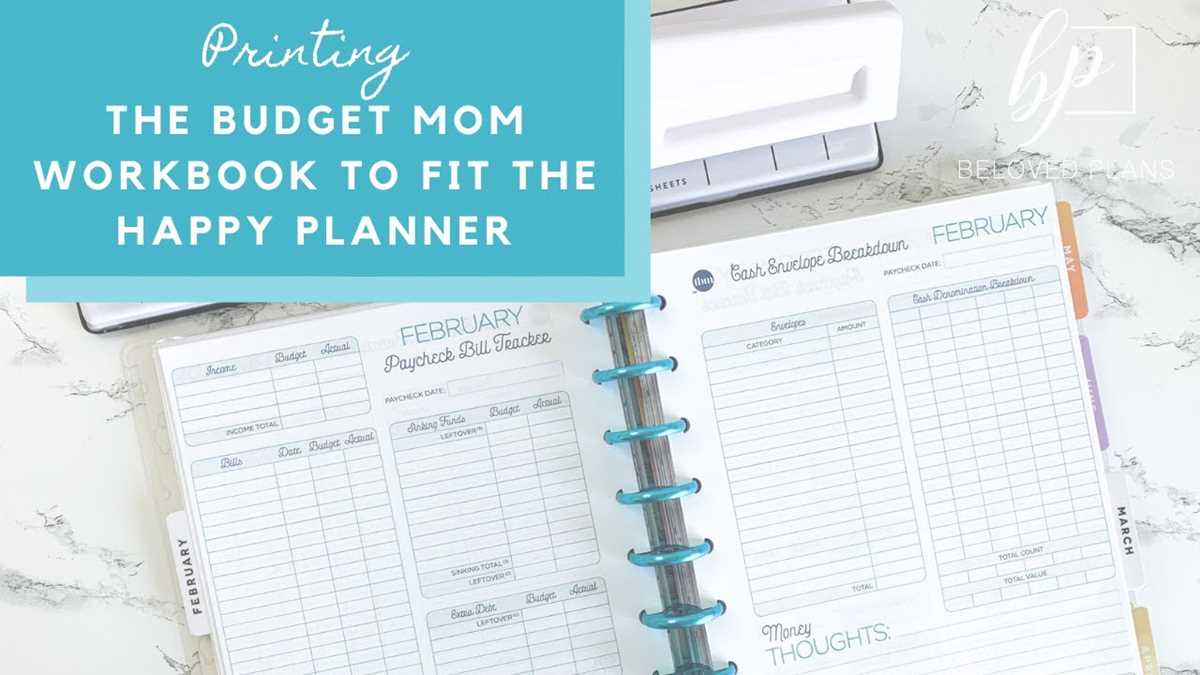 budget mom free printables