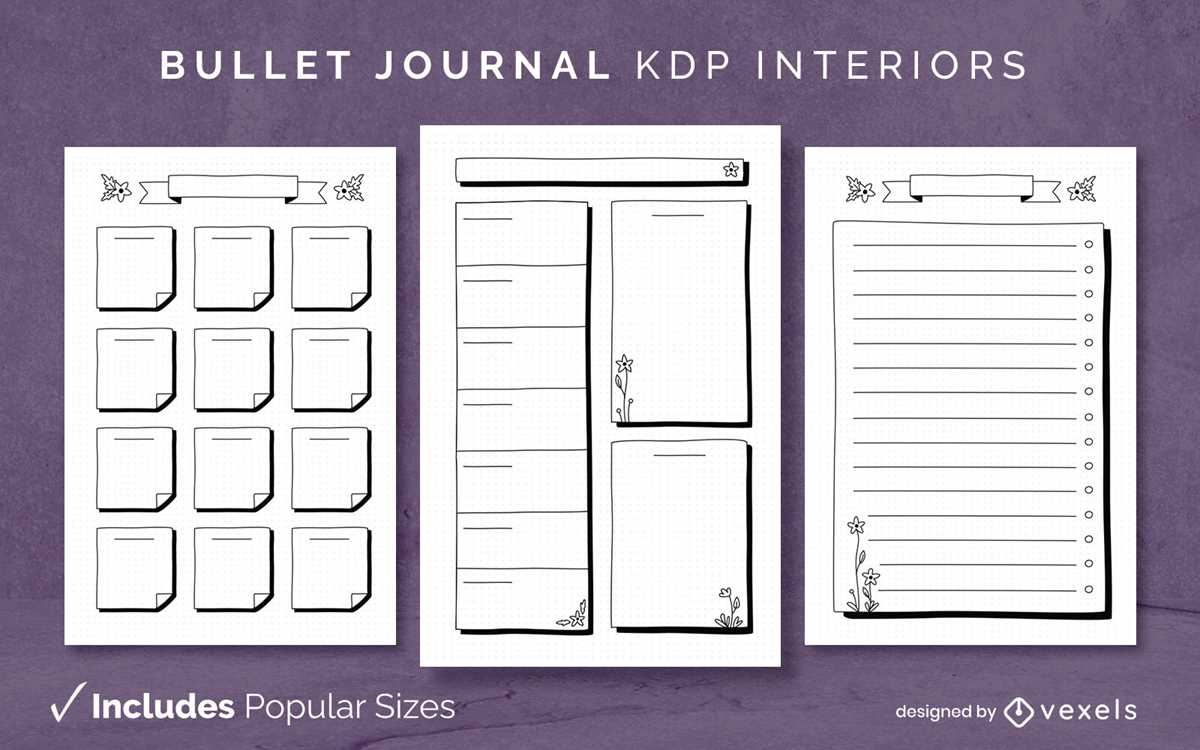 bullet journal template printable