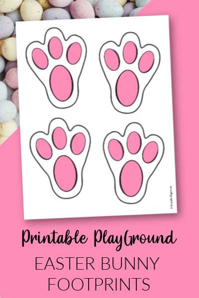 bunny feet printable