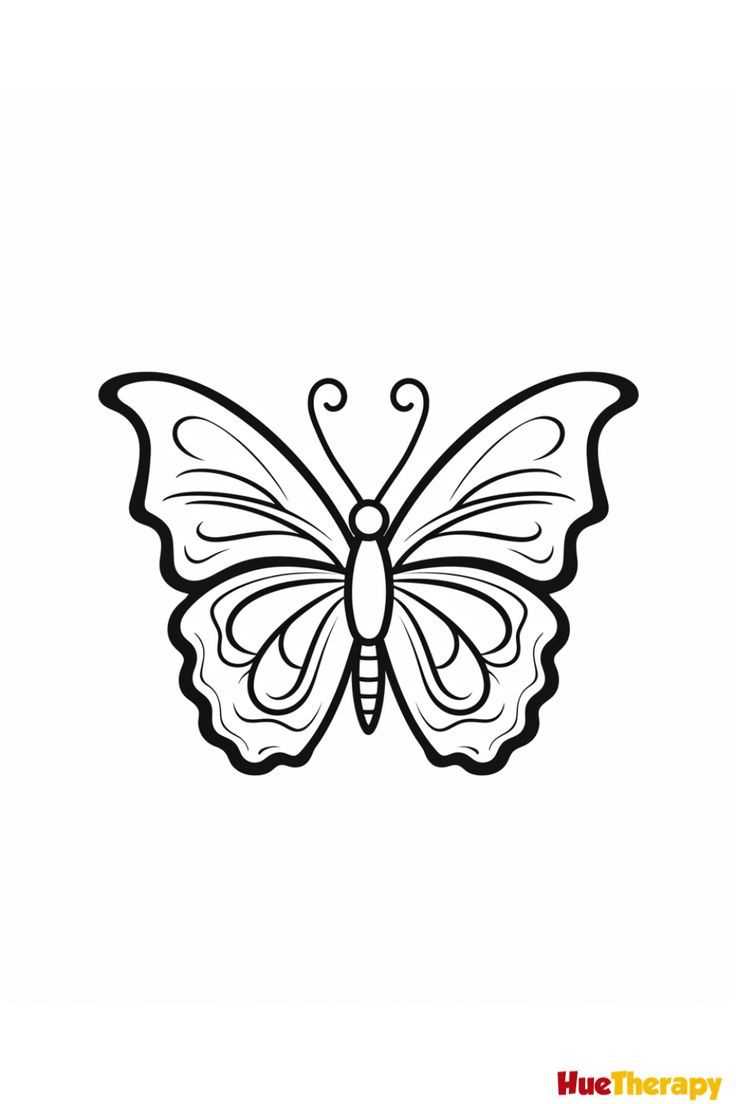 butterfly coloring sheet printable