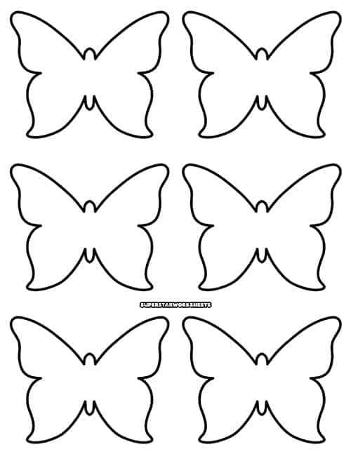 butterfly craft preschool printable