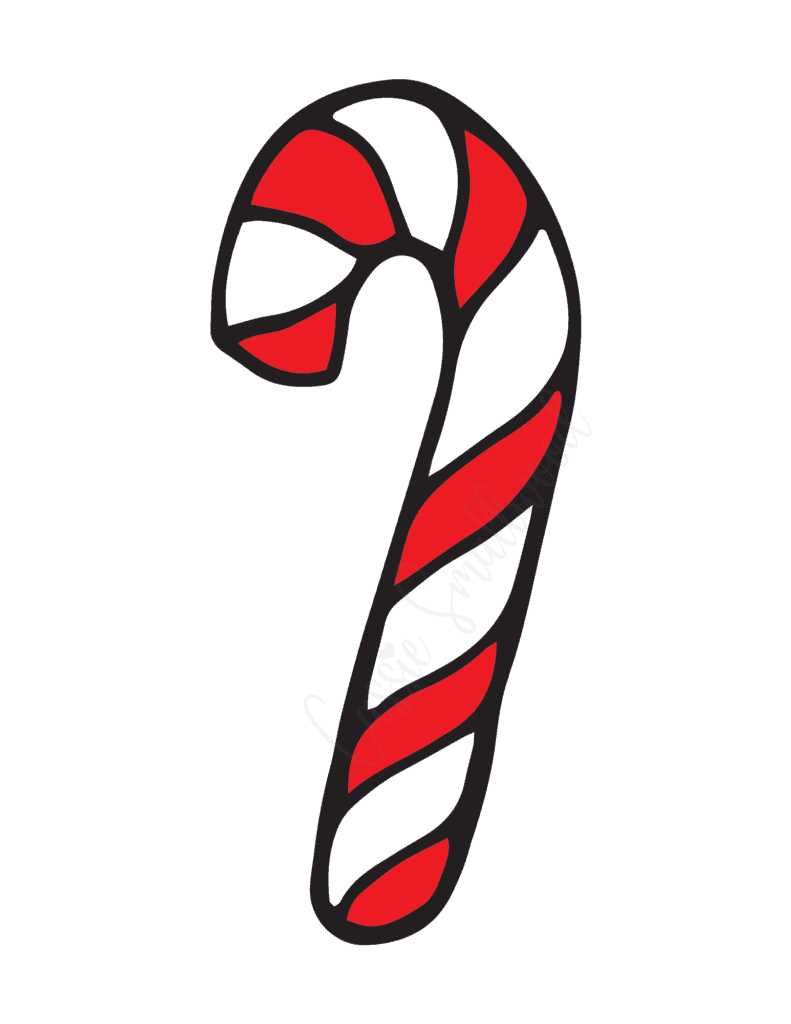 candy canes printable