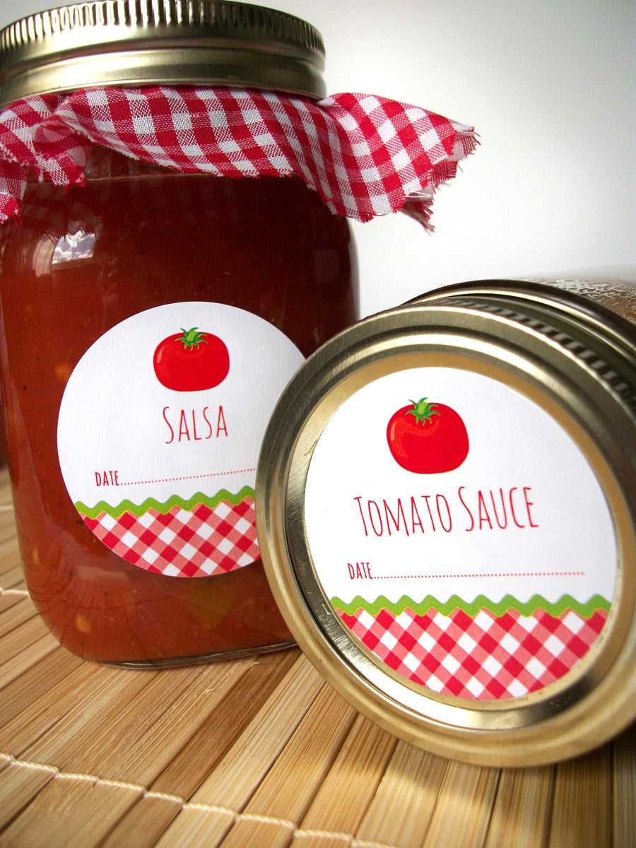 canning jar printable labels