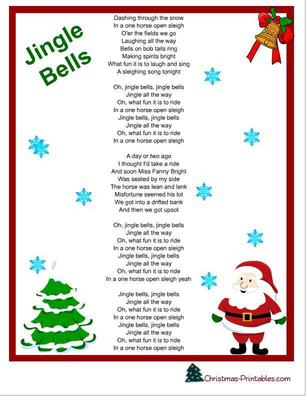 carol of the bells printable lyrics
