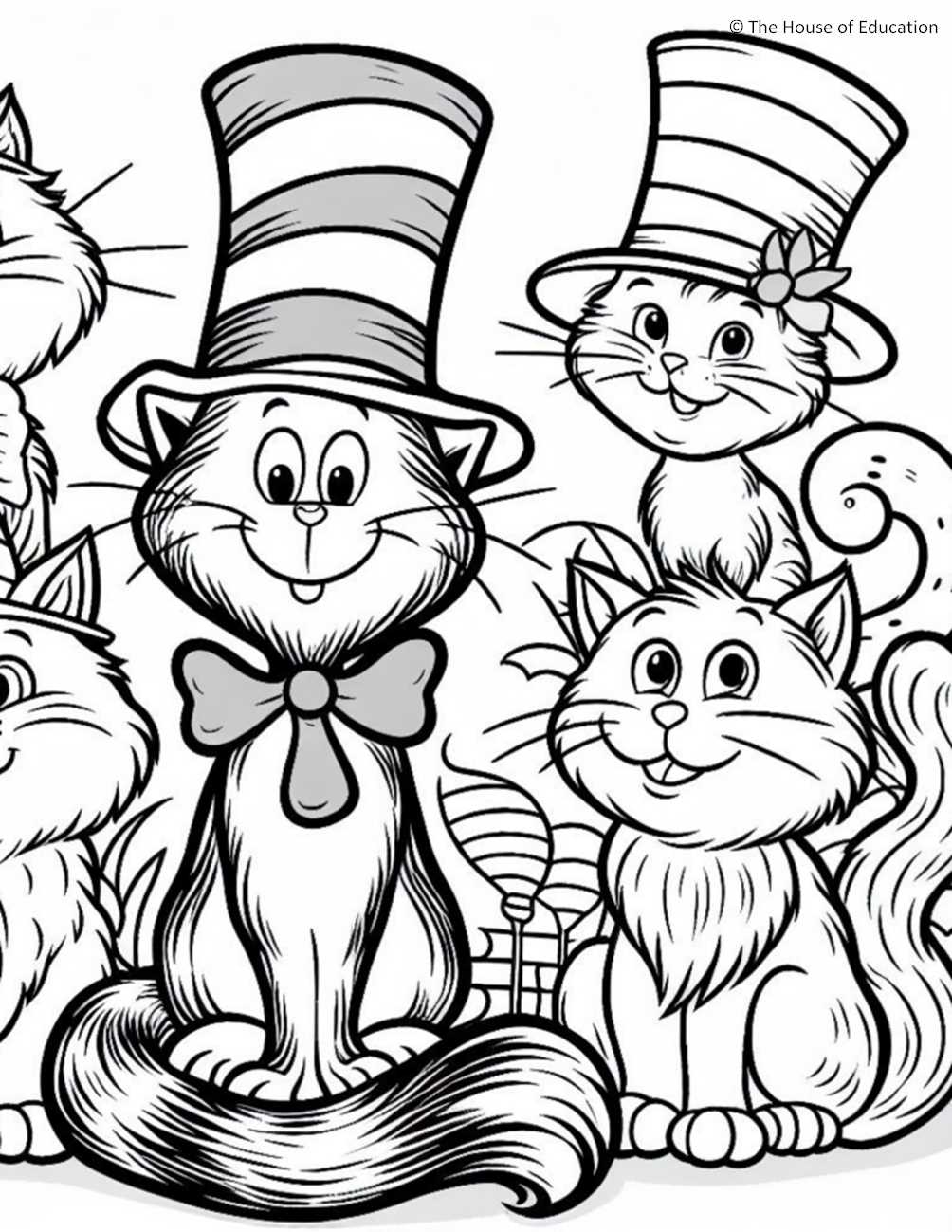 cat in the hat printable hats