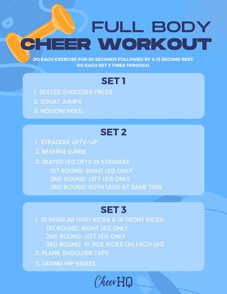 cheer stretches printable