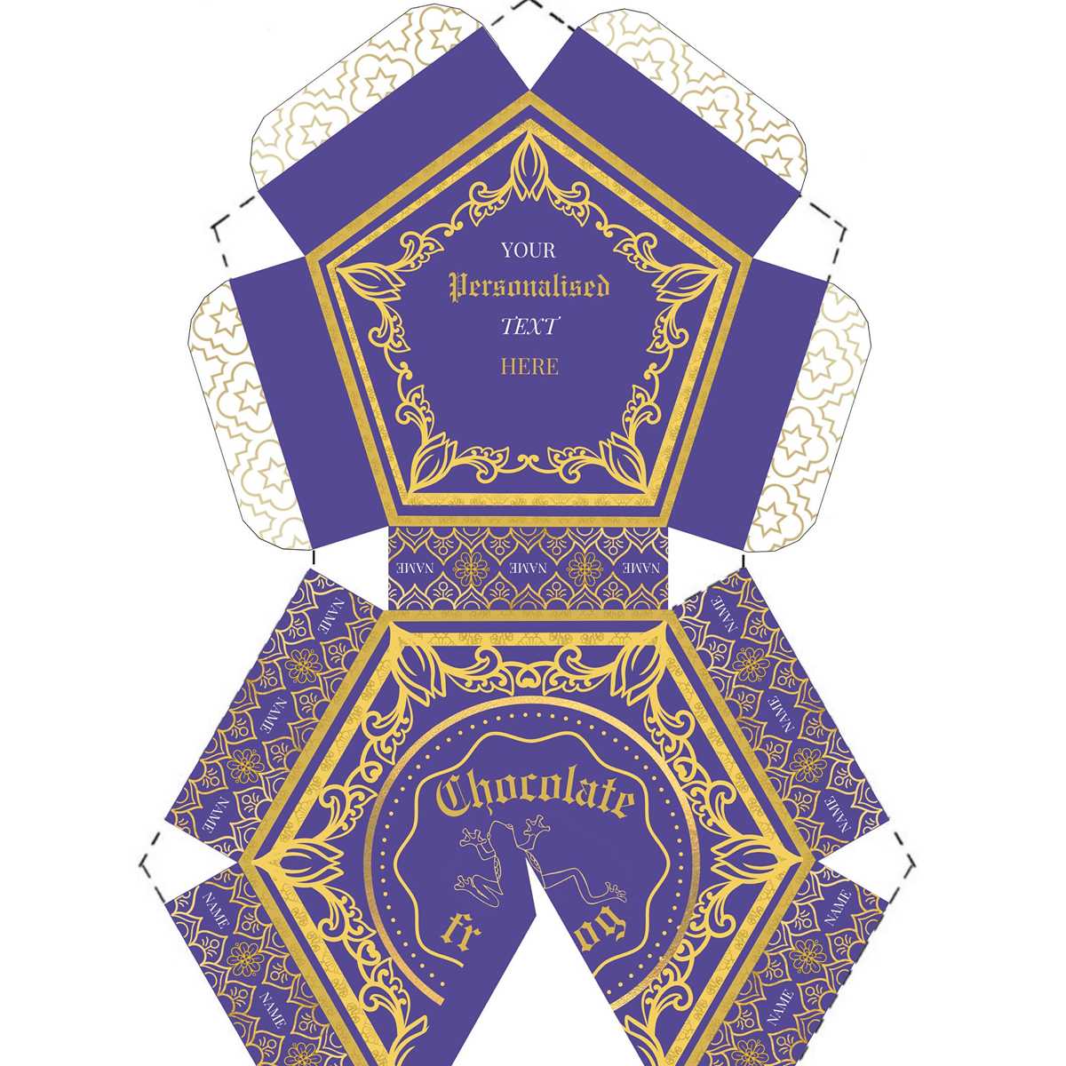 chocolate frog box printable
