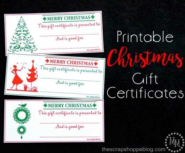 christmas gift certificate free printable templates christmas gift certificate free printable templates