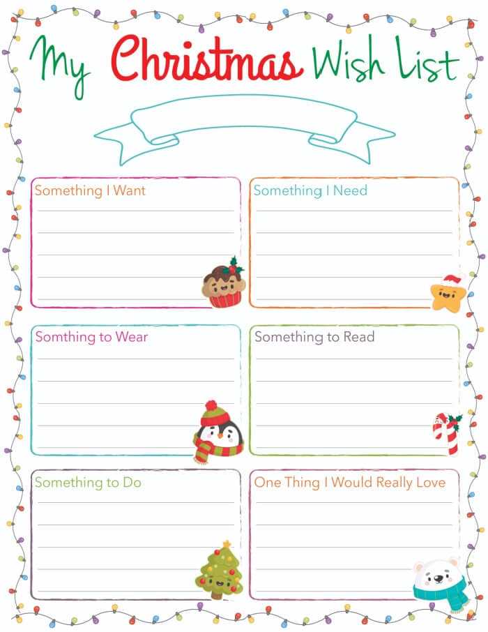 christmas list template printable free christmas list template printable free