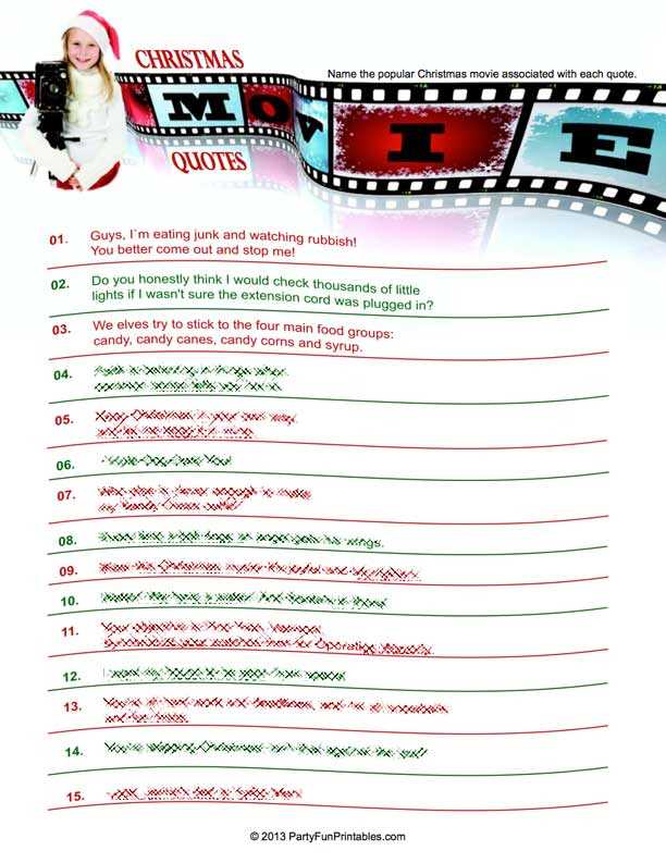 christmas movie trivia questions and answers printable