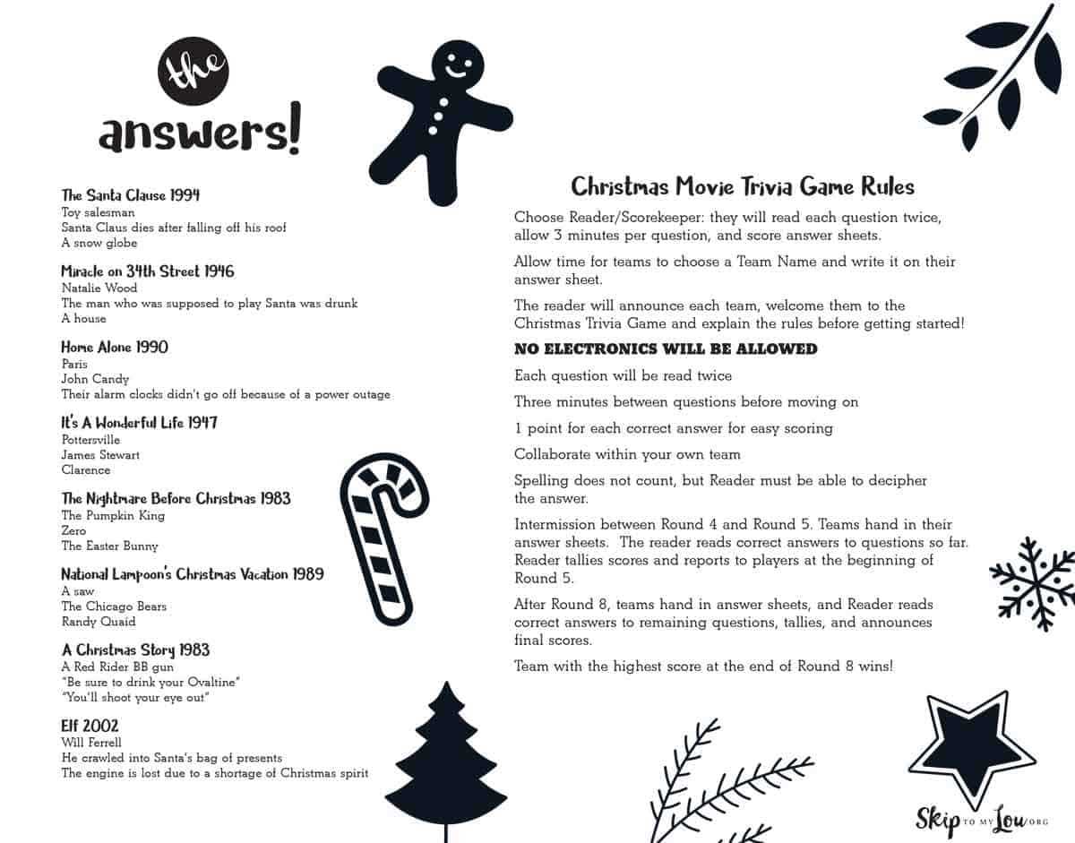 christmas movie trivia questions and answers printable