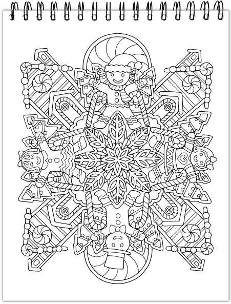 christmas printable coloring pages for adults