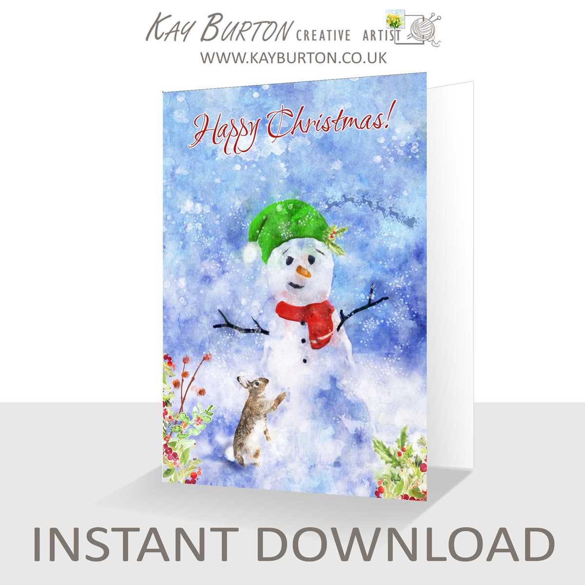 christmas snowman printables