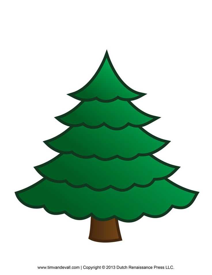 christmas tree printable template christmas tree printable template