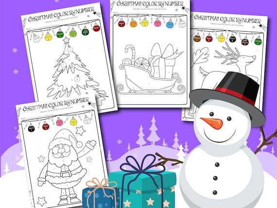 color by number printable christmas color by number printable christmas