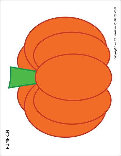 color pumpkin printable