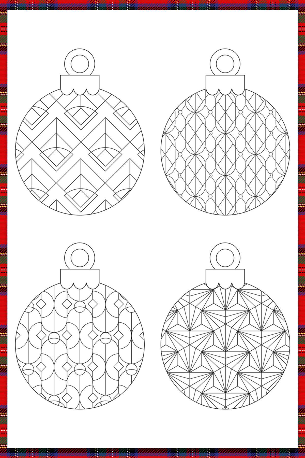 colored printable christmas ornaments