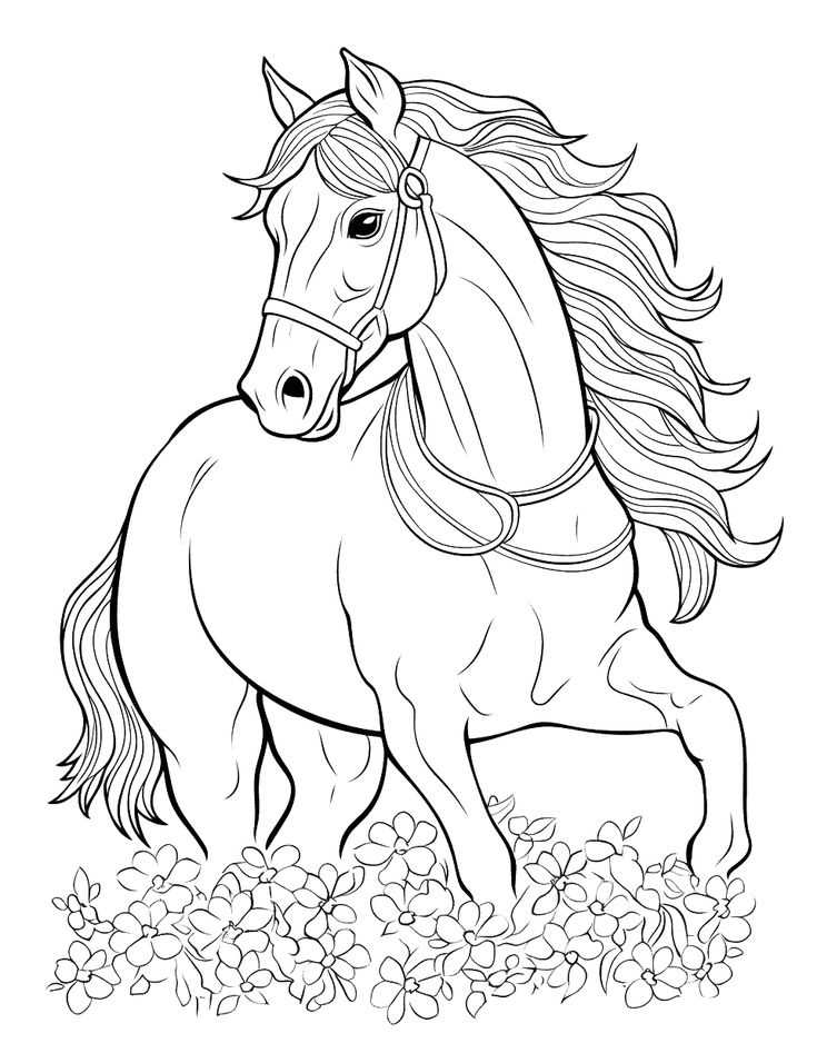 coloring pages horses free printable coloring pages horses free printable