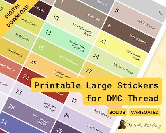 coloured printable labels