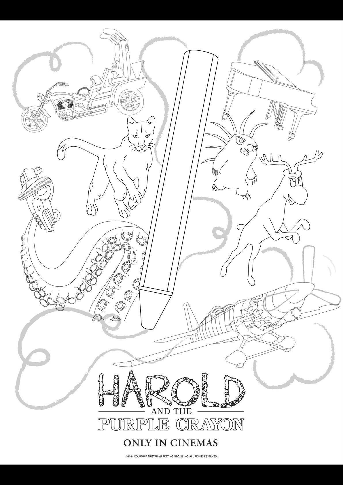 crayon printable coloring pages