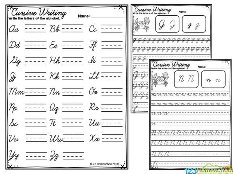 cursive printable sheets cursive printable sheets