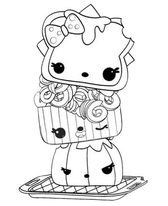 cute kawaii coloring pages printable