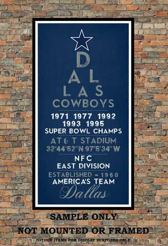 dallas cowboys printable