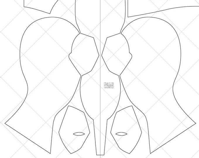 deadpool mask printable