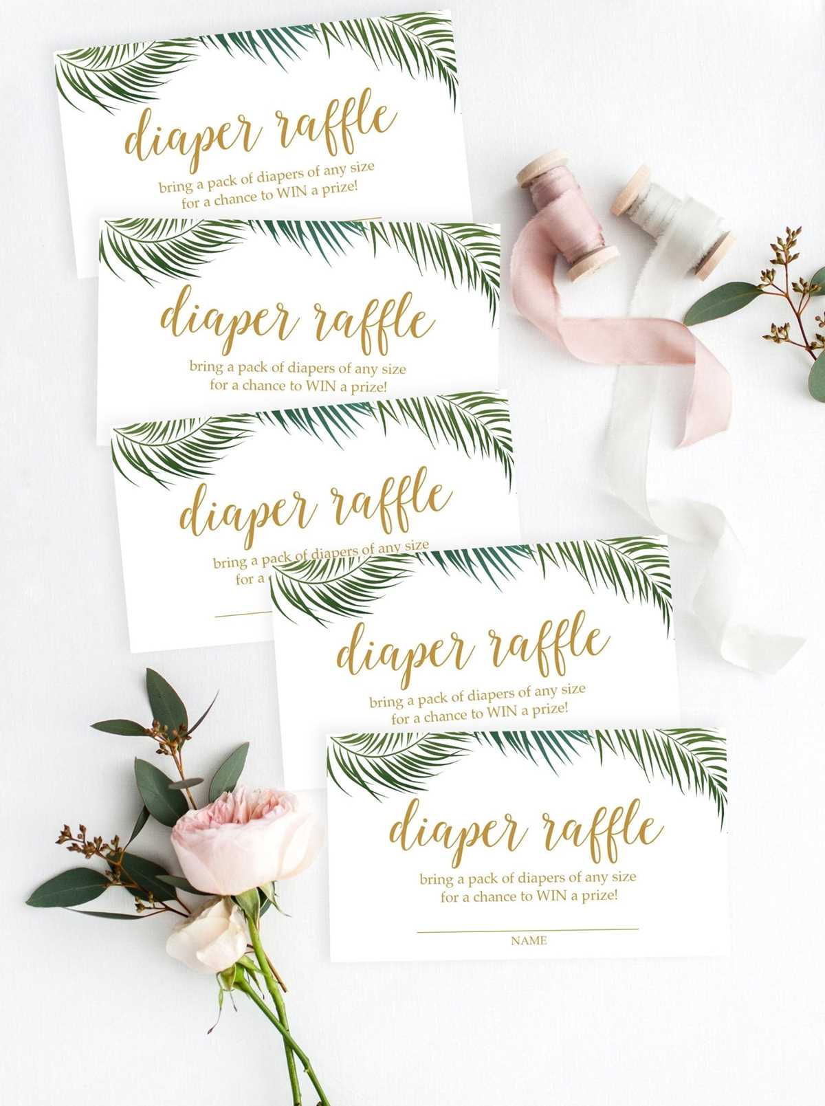 diaper raffle printable free