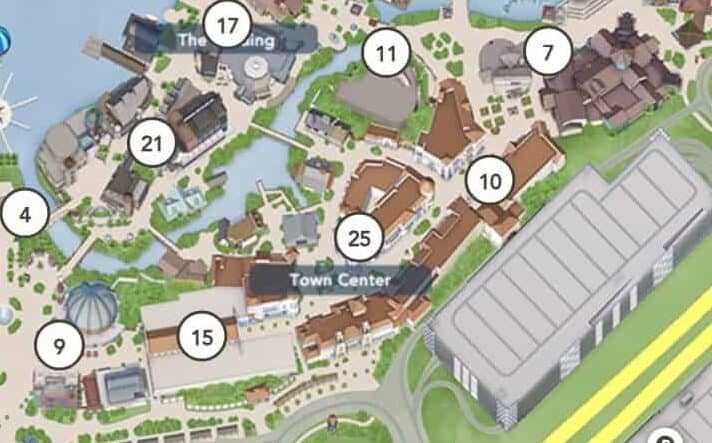 disney springs map printable