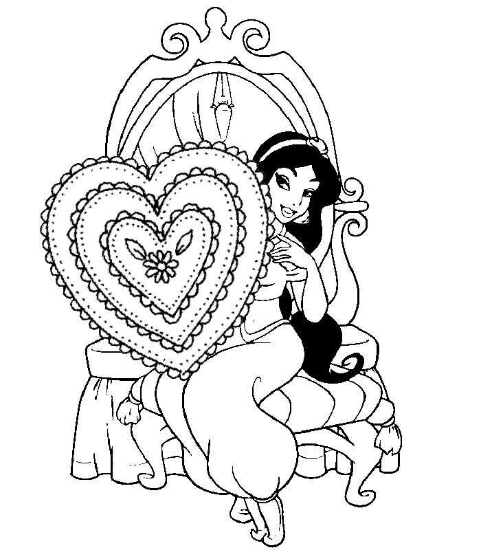 disney valentines coloring pages printable