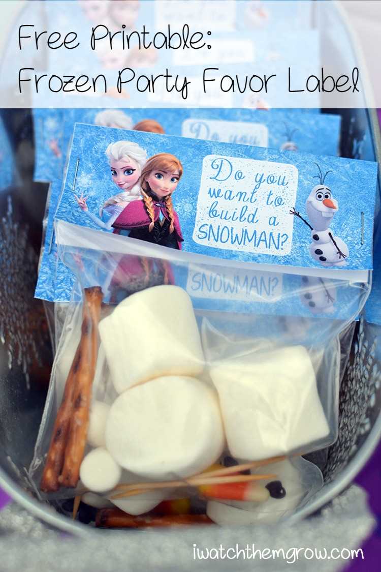do you wanna build a snowman free printable