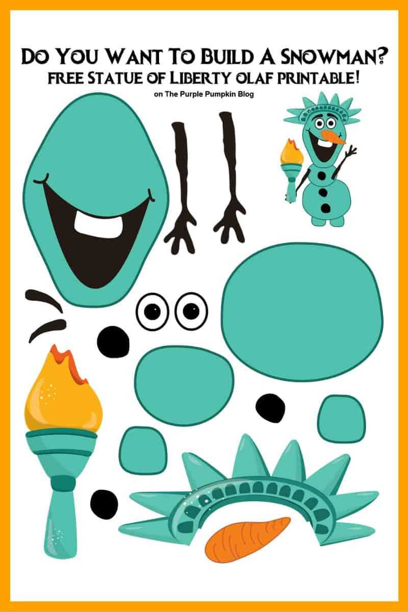 do you wanna build a snowman free printable