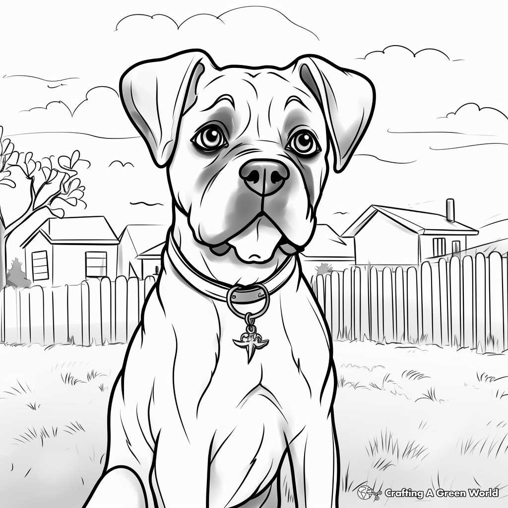 dog coloring sheet printable