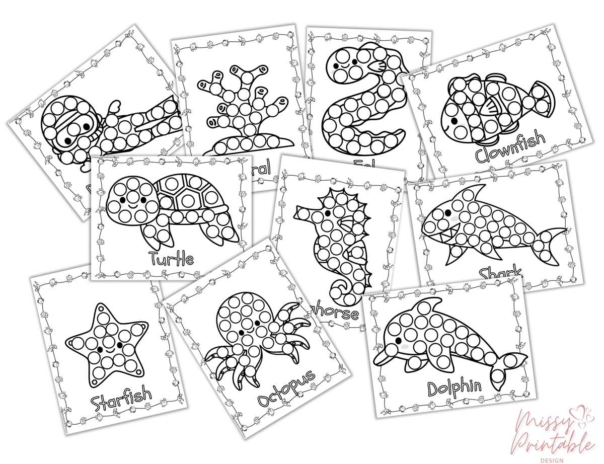 dot markers printables dot markers printables