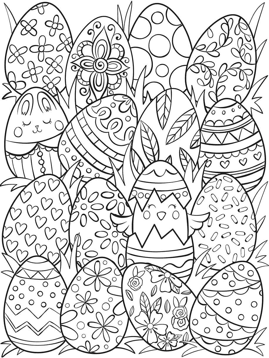 easter egg coloring pages free printable easter egg coloring pages free printable