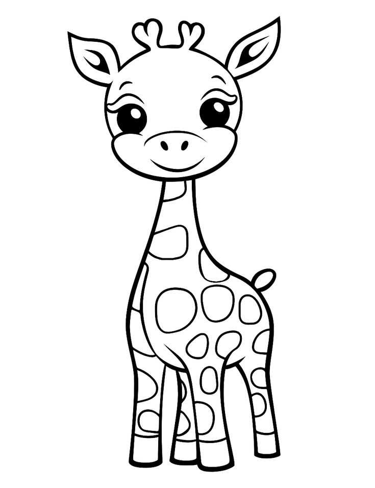 easy printable easy animal coloring pages