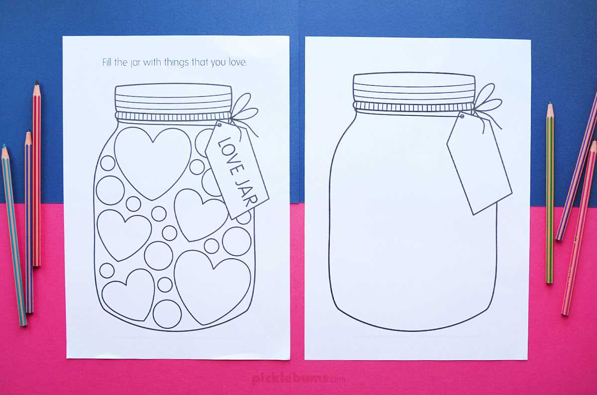 empty jar printable empty jar printable