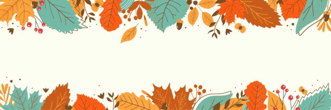 fall borders printable