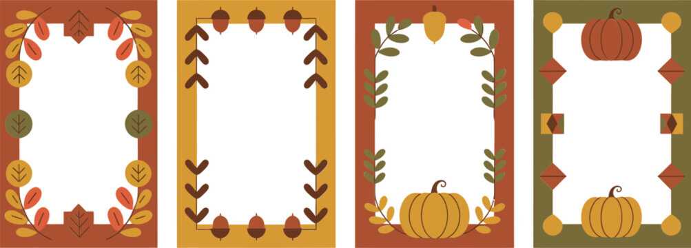 fall borders printable