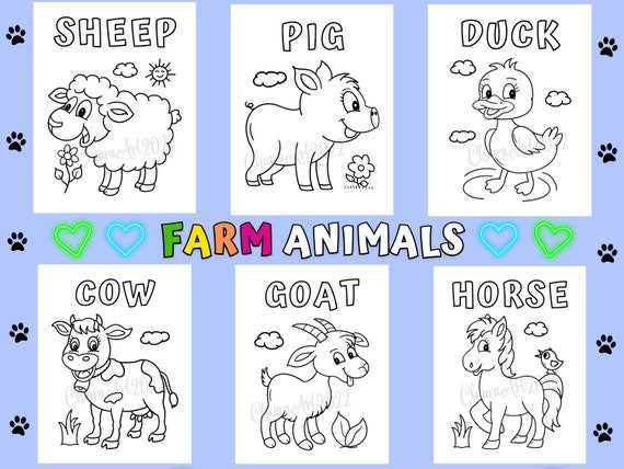 farm animal printables farm animal printables